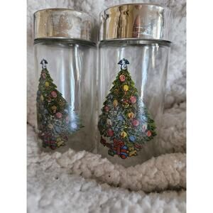 Vintage Carlton Christmas Salt and pepper Shakers